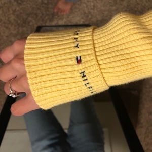 Tommy Hilfiger yellow sweater